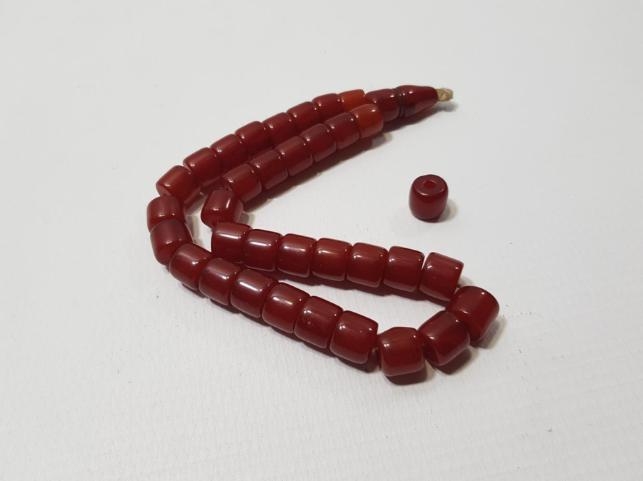 OSMANLI SIKMA KEHRİBAR TESPİH