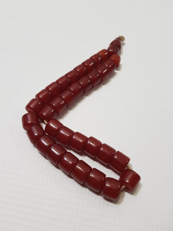 OSMANLI SIKMA KEHRİBAR TESPİH