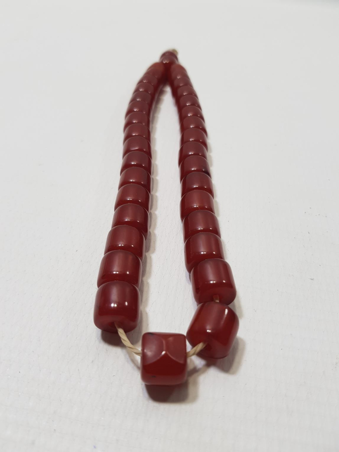 OSMANLI SIKMA KEHRİBAR TESPİH