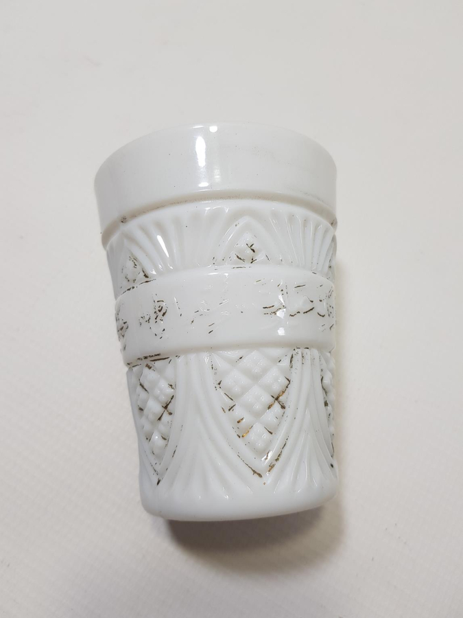 OSMANLICA YAZILI ÇOK NADİR OPAL BARDAK