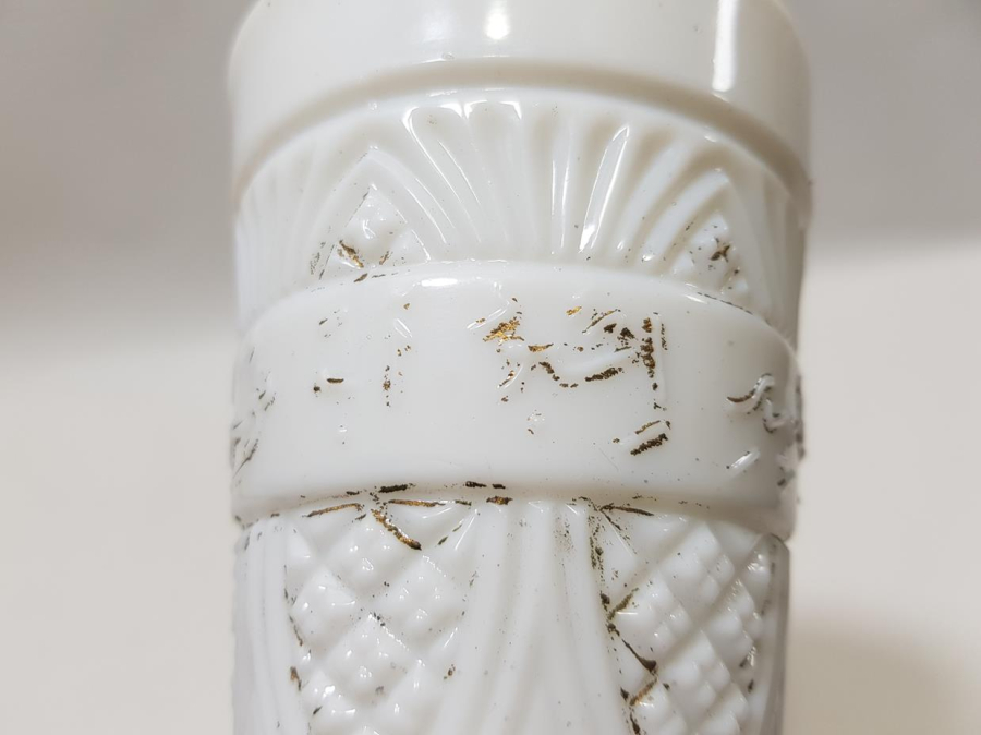 OSMANLICA YAZILI ÇOK NADİR OPAL BARDAK