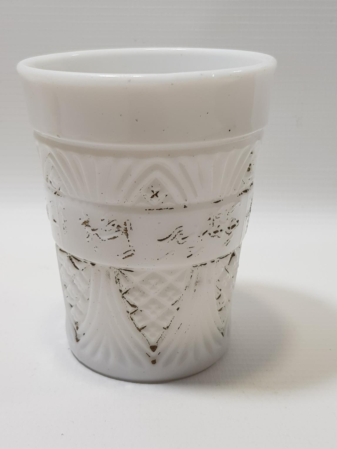 OSMANLICA YAZILI ÇOK NADİR OPAL BARDAK