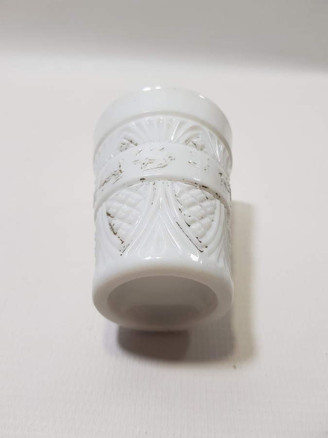 OSMANLICA YAZILI ÇOK NADİR OPAL BARDAK