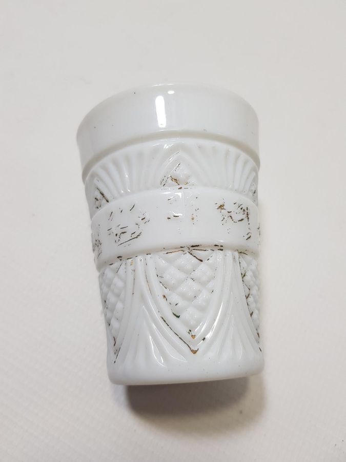 OSMANLICA YAZILI ÇOK NADİR OPAL BARDAK