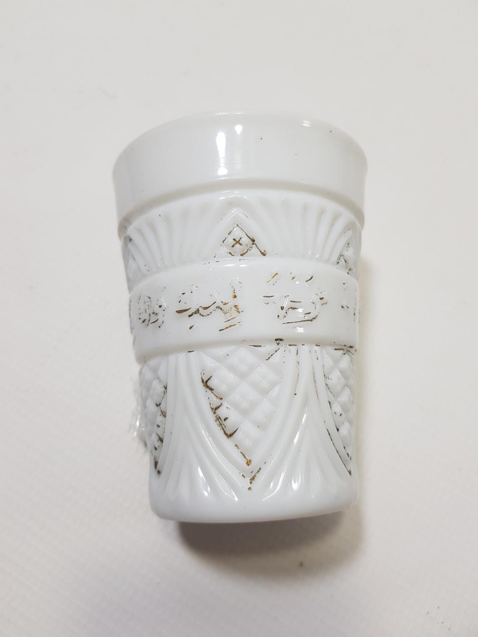 OSMANLICA YAZILI ÇOK NADİR OPAL BARDAK