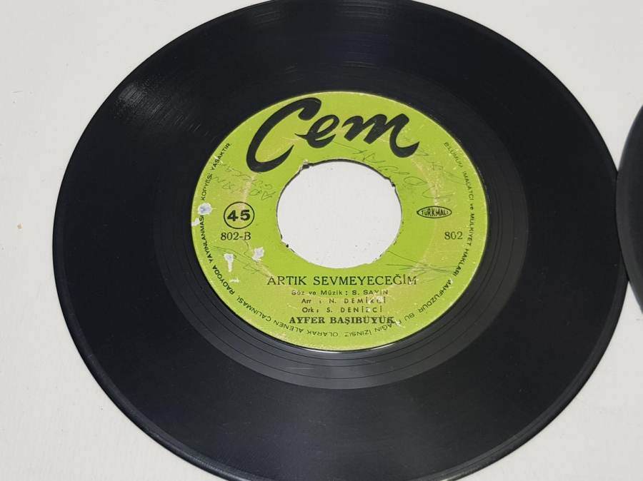 TÜRKÇE 45'LİK PLAK LOTU