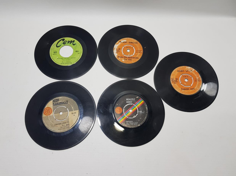 TÜRKÇE 45'LİK PLAK LOTU