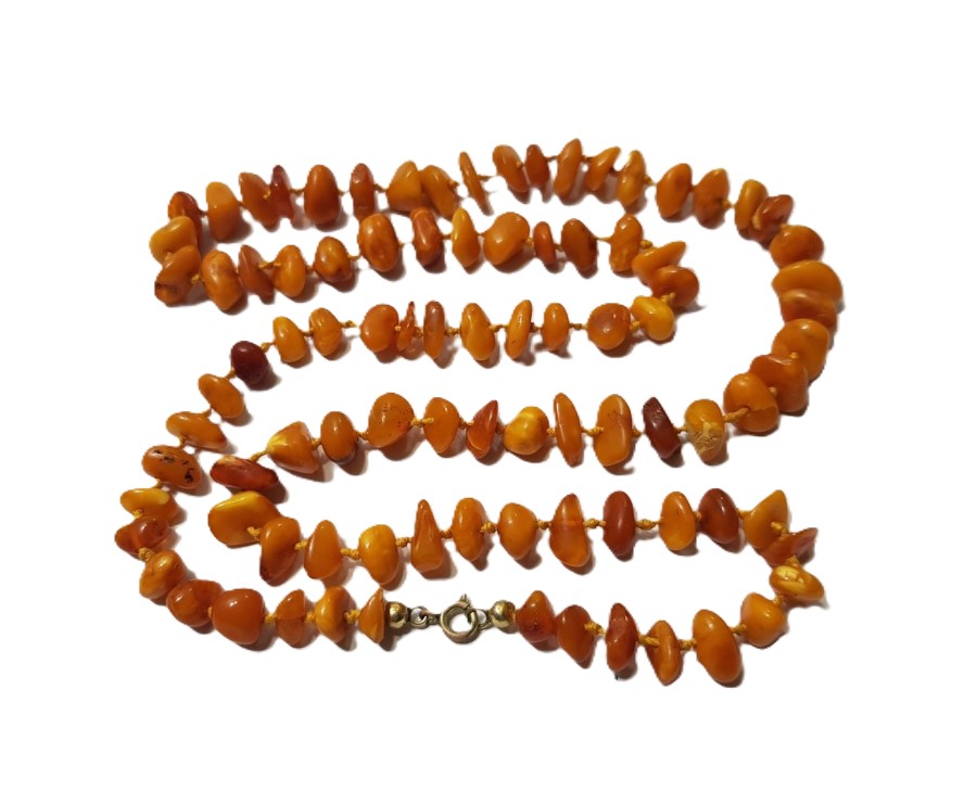 ANTİKA DAMLA KEHRİBAR GERDANLIK