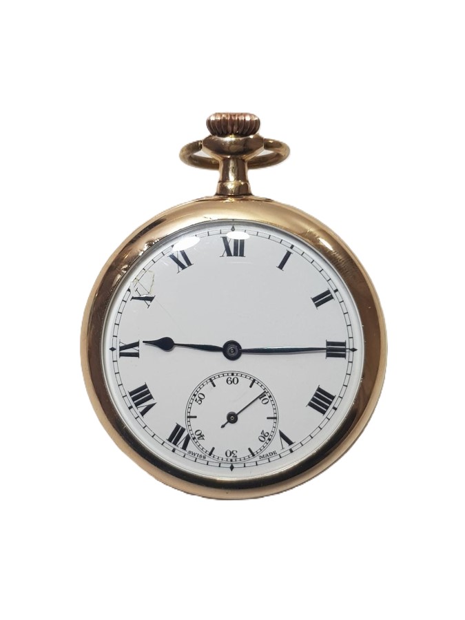 OSMANLI DÖNEMİ ALTIN KAPLAMA CEP SAATİ