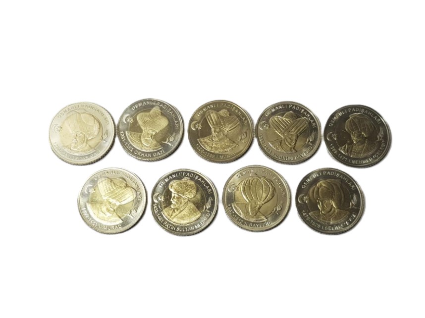 OSMANLI PADİŞAHLARI SERİSİ HATIRA PARA SETİ