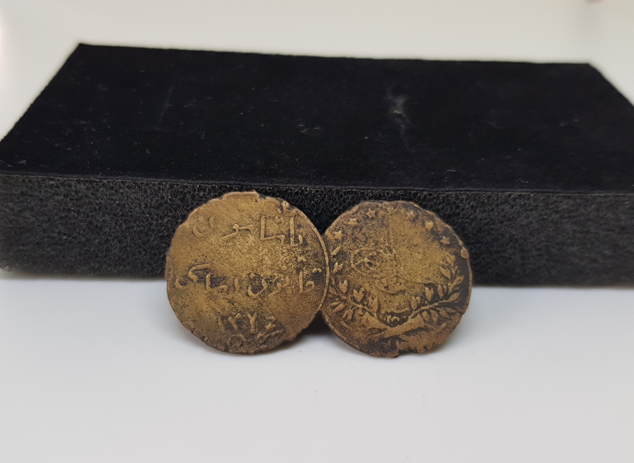 2. MEŞRUTİYET DÖNEMİ OSMANLICA YAŞASIN KANUNU ESASİ YAZILI ÇOK NADİR BROŞ