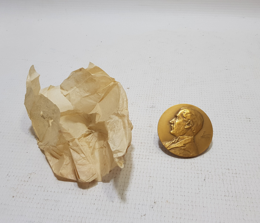 OSMANLICA GAZİ MUSTAFA KEMAL İMZALI BÜYÜK BOY ATATÜRK MADALYON