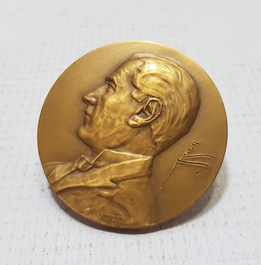 OSMANLICA GAZİ MUSTAFA KEMAL İMZALI BÜYÜK BOY ATATÜRK MADALYON