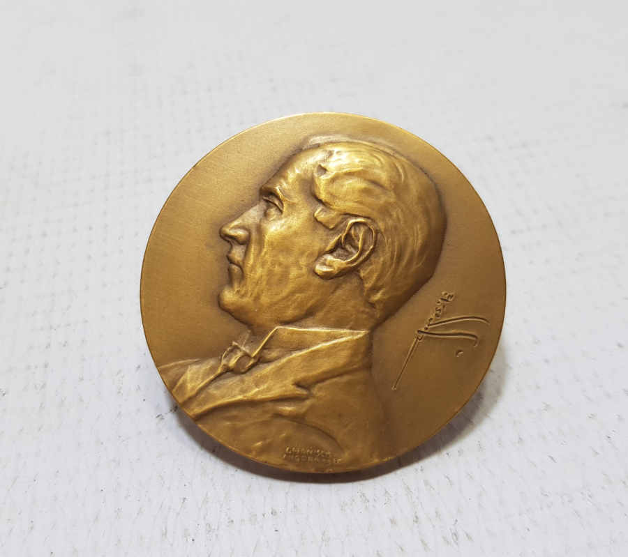 OSMANLICA GAZİ MUSTAFA KEMAL İMZALI BÜYÜK BOY ATATÜRK MADALYON