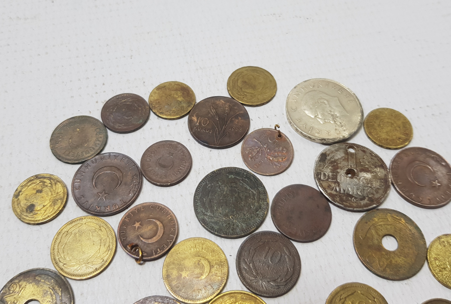 CUMHURİYET DÖNEMİ METAL PARA LOTU