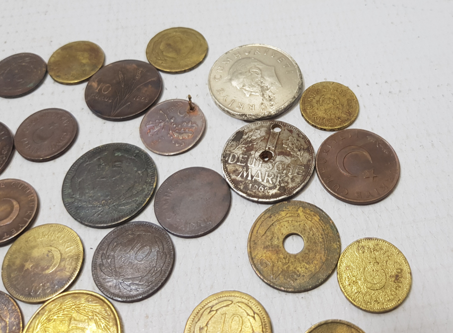 CUMHURİYET DÖNEMİ METAL PARA LOTU