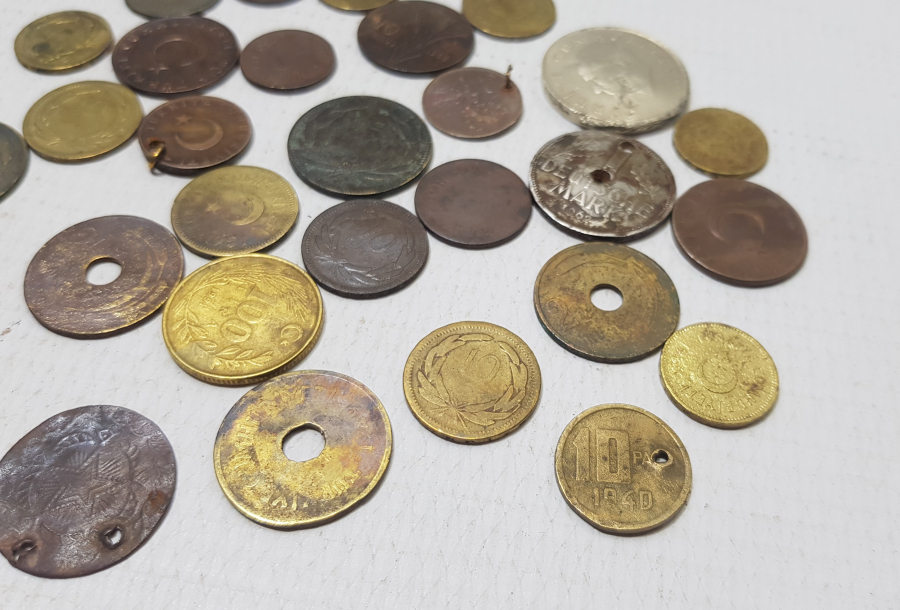 CUMHURİYET DÖNEMİ METAL PARA LOTU