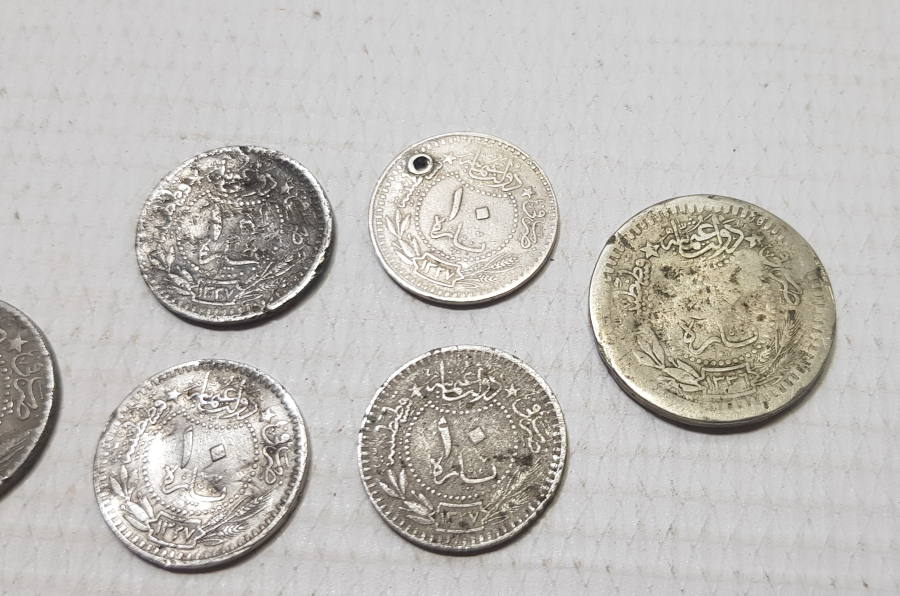 MEHMED REŞAD HAN DÖNEMİ 6LI NİKEL PARA LOTU