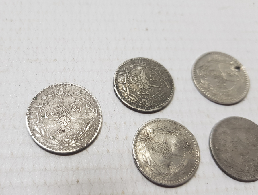 MEHMED REŞAD HAN DÖNEMİ 6LI NİKEL PARA LOTU
