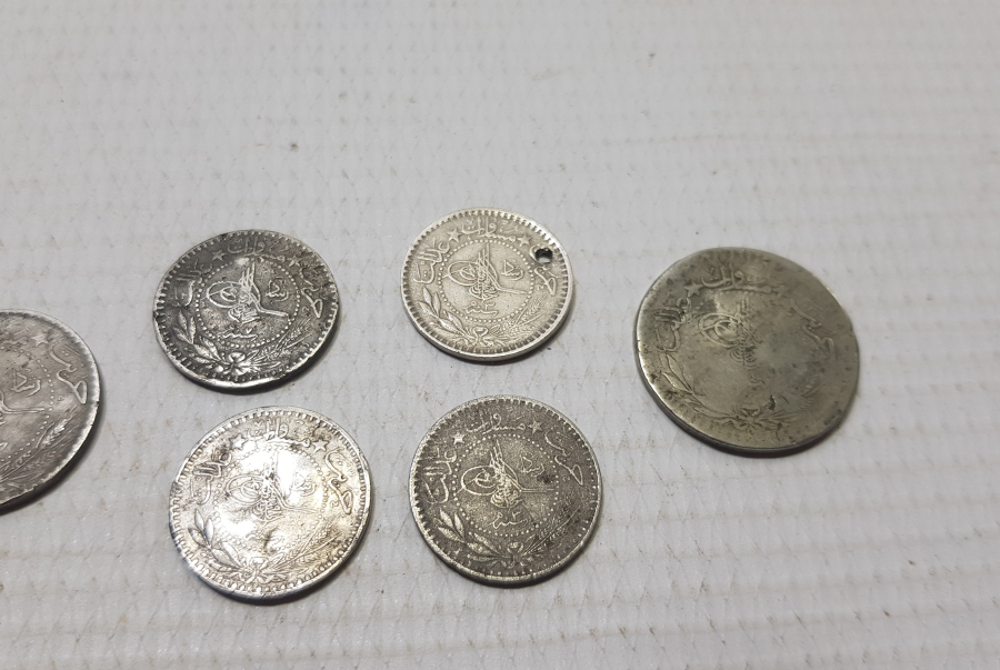 MEHMED REŞAD HAN DÖNEMİ 6LI NİKEL PARA LOTU