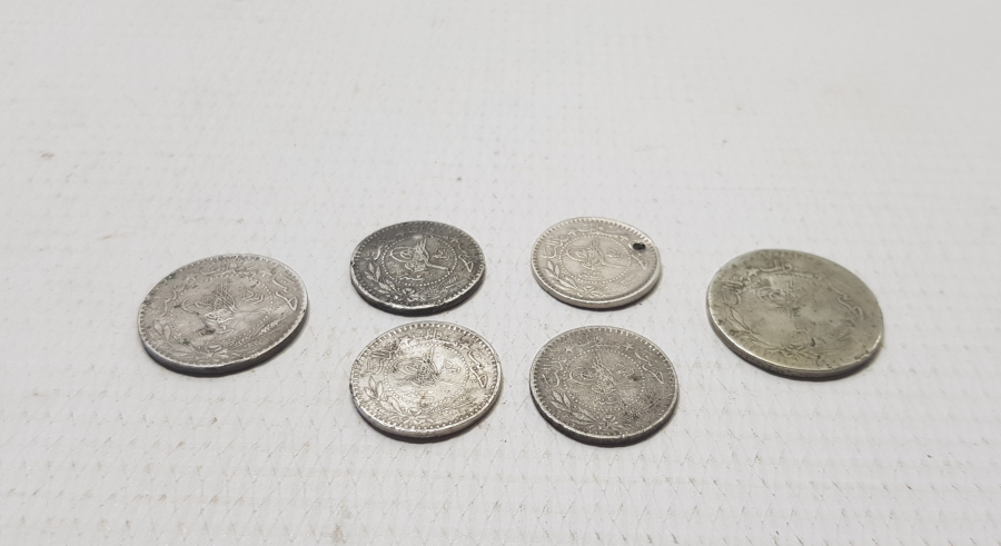 MEHMED REŞAD HAN DÖNEMİ 6LI NİKEL PARA LOTU
