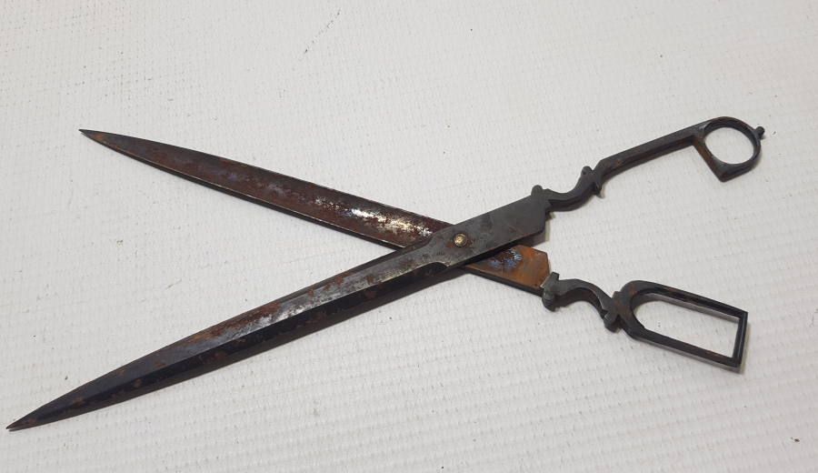 OSMANLI DÖNEMİ EL YAPIMI NADİR HATTAT MAKASI