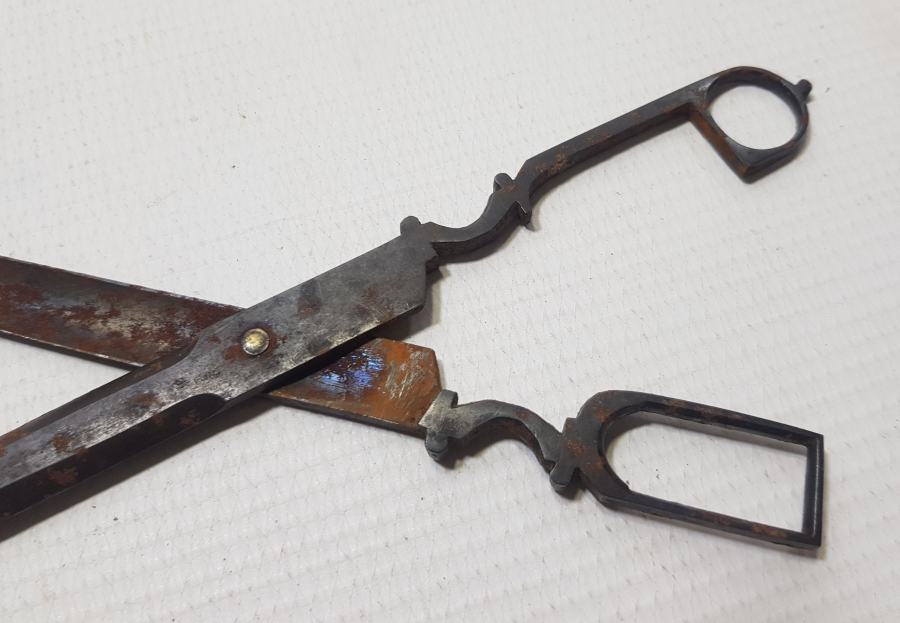 OSMANLI DÖNEMİ EL YAPIMI NADİR HATTAT MAKASI