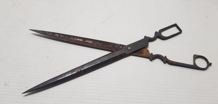 OSMANLI DÖNEMİ EL YAPIMI NADİR HATTAT MAKASI