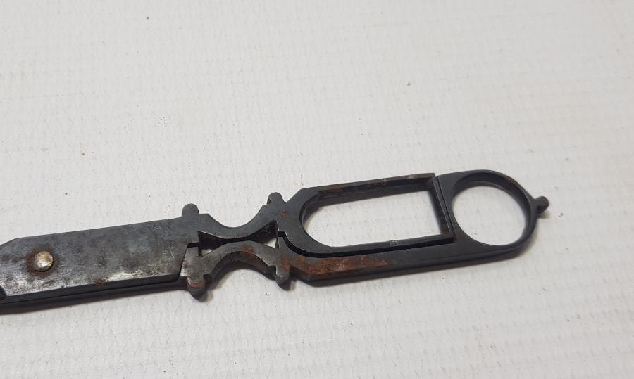 OSMANLI DÖNEMİ EL YAPIMI NADİR HATTAT MAKASI