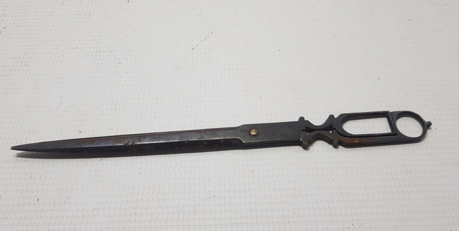 OSMANLI DÖNEMİ EL YAPIMI NADİR HATTAT MAKASI