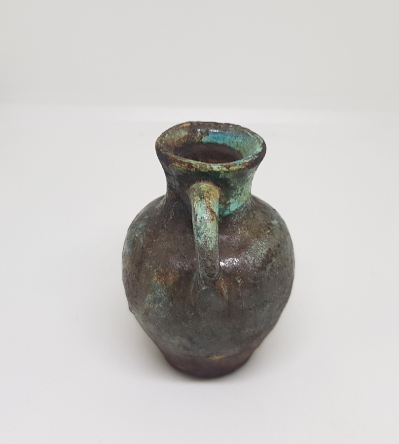 OSMANLI DÖNEMİ KÜP FORMUNDA YAPILMIŞ ÇOK NADİR İZNİK MÜREKKEP HOKKASI