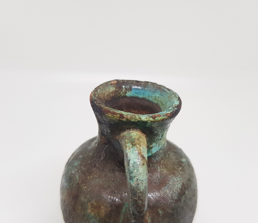 OSMANLI DÖNEMİ KÜP FORMUNDA YAPILMIŞ ÇOK NADİR İZNİK MÜREKKEP HOKKASI