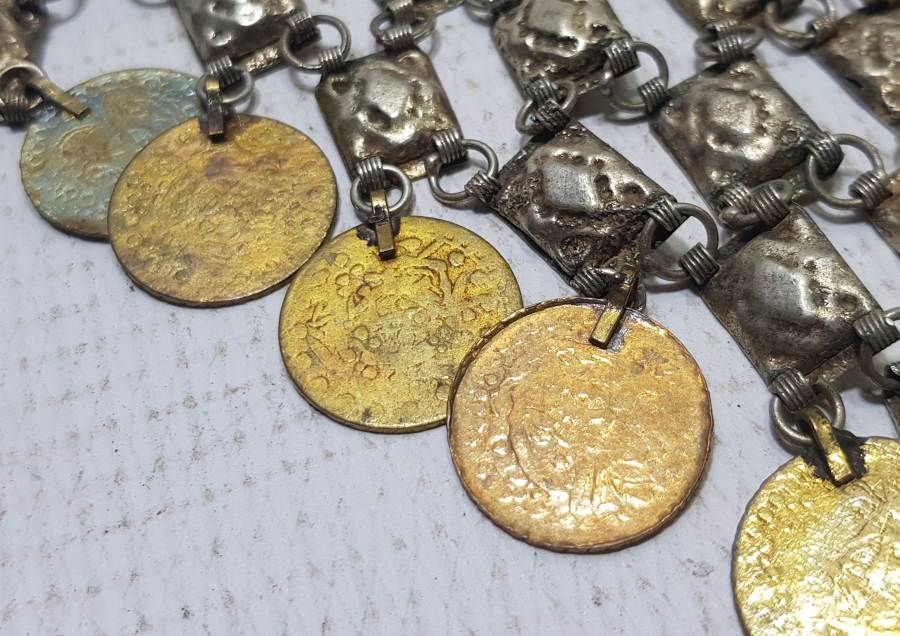 OSMANLI DÖNEMİ NADİR FORMDA SİVAS YÖRESİ GELİN DÖŞLÜĞÜ