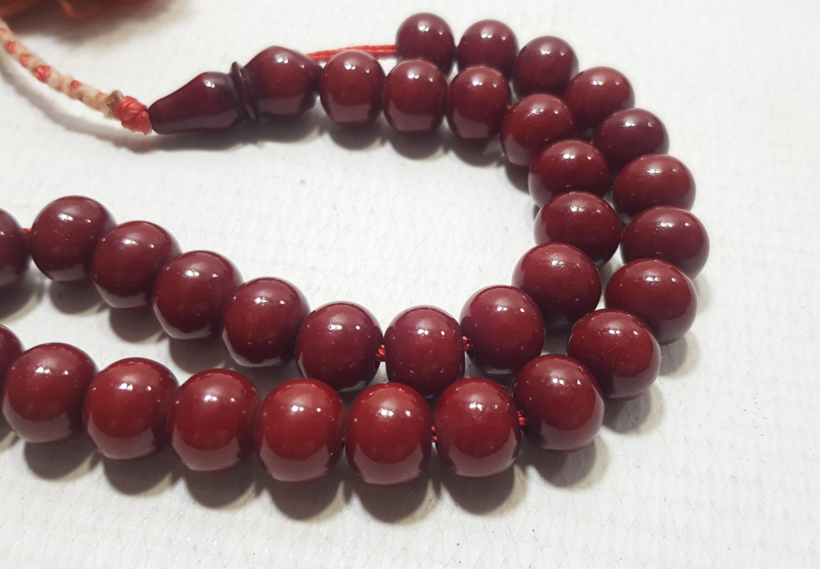 OSMANLI DÖNEMİ ORİJİNAL PÜSKÜLÜYLE BAĞA TESPİH