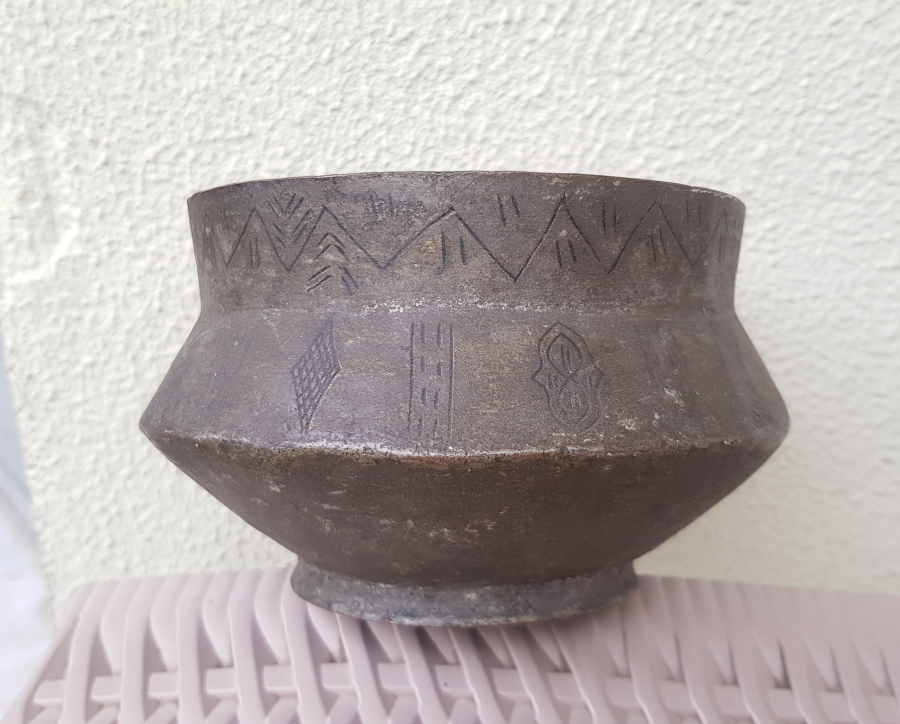 ÜZERİ RUMCA YAZILI OSMANLI DÖNEMİ ÇORBA KASESİ