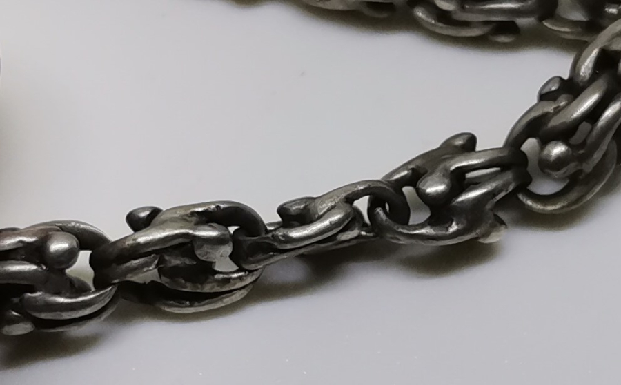 OSMANLI DÖNEMİ DAMGALI GÜMÜŞ ARNAVUT ZİNCİR CEP SAATİ KÖSTEĞİ