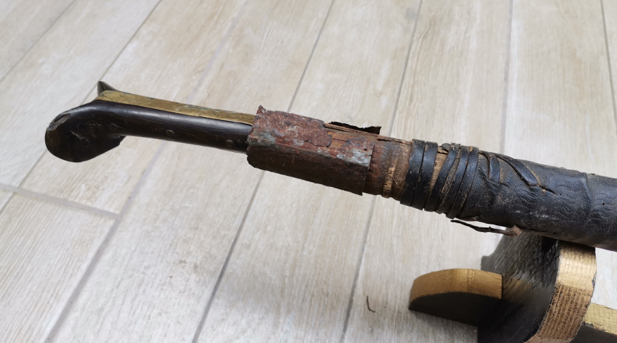 OSMANLI DÖNEMİ ORJİNAL KININDA ÇOK NADİR LEVENT KILICI - DENİZCİ KILICI