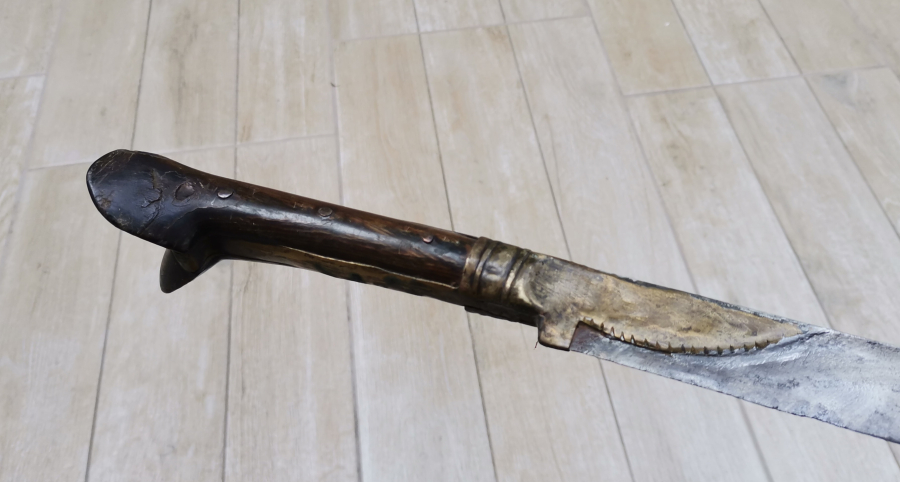 OSMANLI DÖNEMİ ORJİNAL KININDA ÇOK NADİR LEVENT KILICI - DENİZCİ KILICI