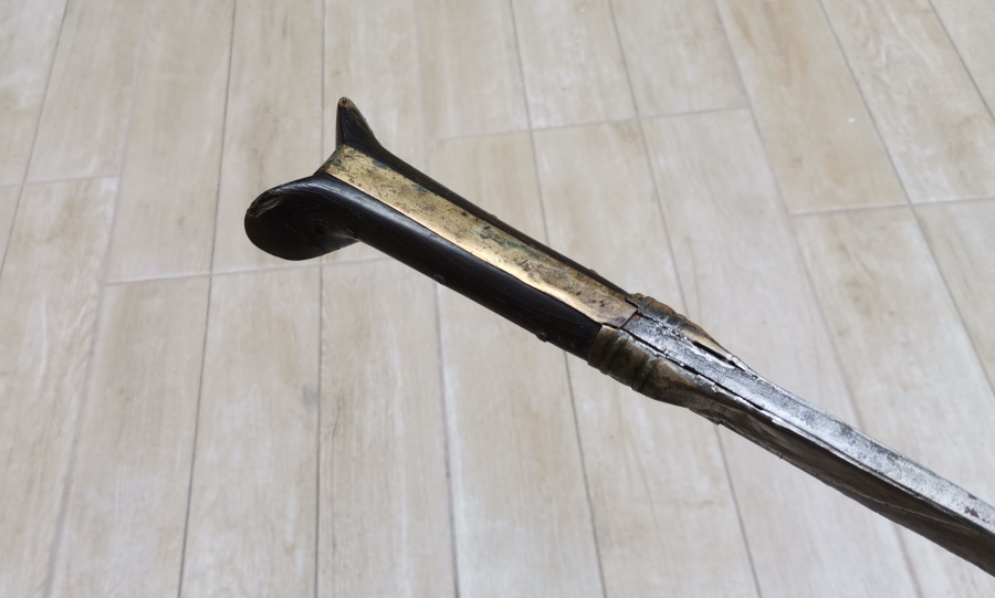 OSMANLI DÖNEMİ ORJİNAL KININDA ÇOK NADİR LEVENT KILICI - DENİZCİ KILICI