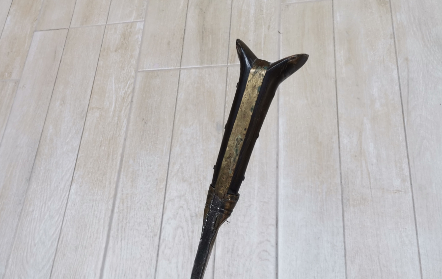 OSMANLI DÖNEMİ ORJİNAL KININDA ÇOK NADİR LEVENT KILICI - DENİZCİ KILICI