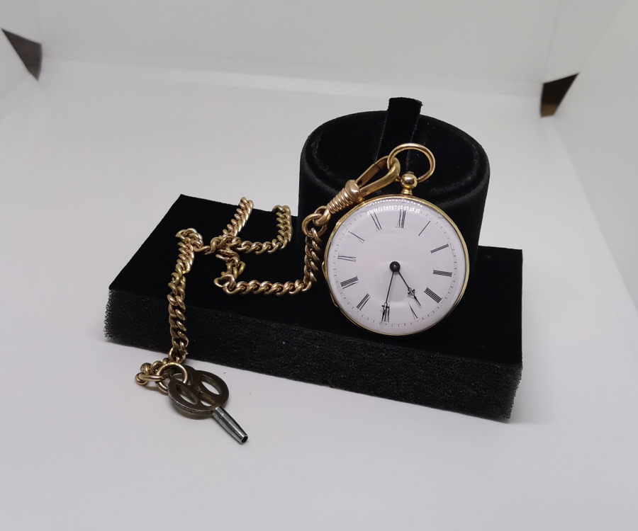 OSMANLI DÖNEMİ ORJİNAL KÖSTEĞİ İLE ALTIN CEP SAATİ