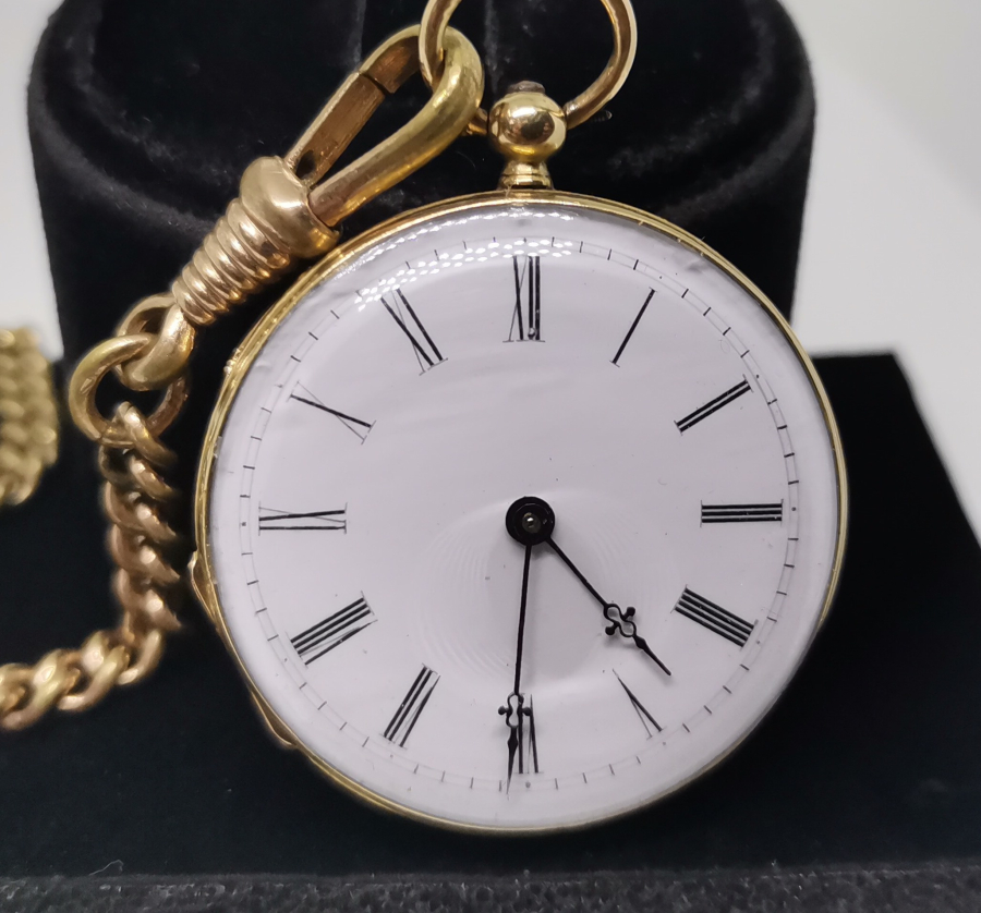 OSMANLI DÖNEMİ ORJİNAL KÖSTEĞİ İLE ALTIN CEP SAATİ