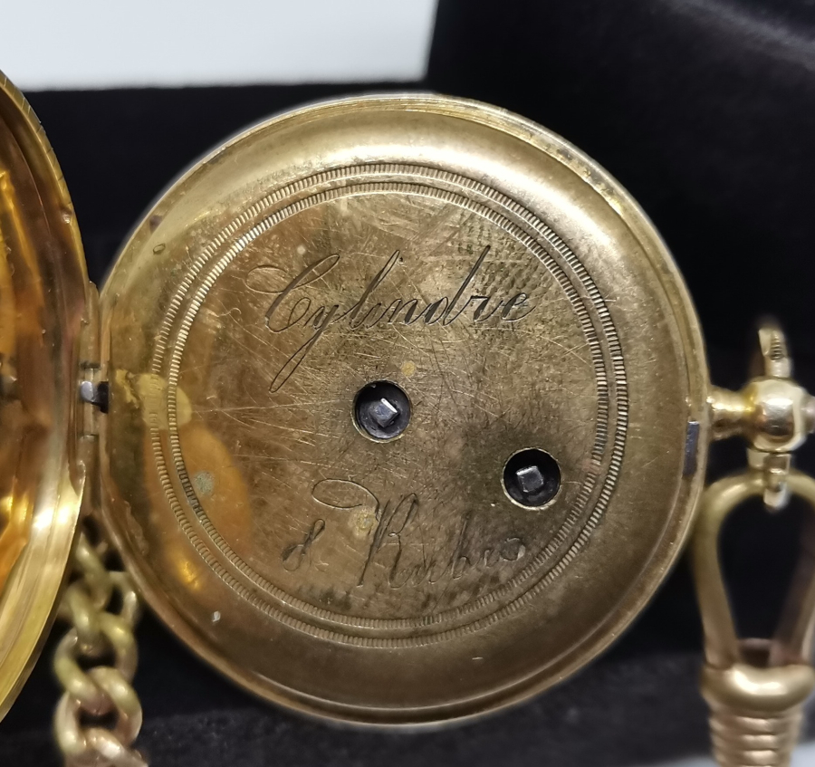 OSMANLI DÖNEMİ ORJİNAL KÖSTEĞİ İLE ALTIN CEP SAATİ