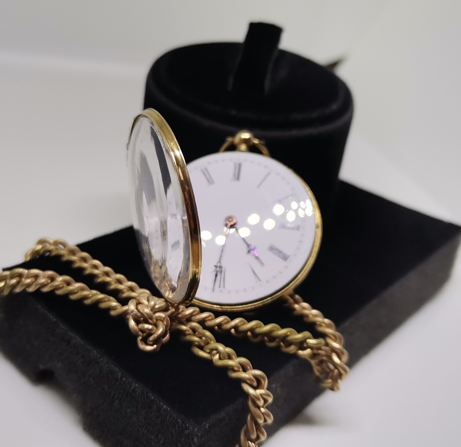 OSMANLI DÖNEMİ ORJİNAL KÖSTEĞİ İLE ALTIN CEP SAATİ