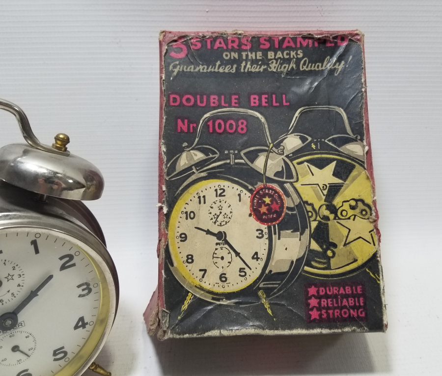 ORİJİNAL KUTUSUNDA ANTİKA PETER MASA SAATİ