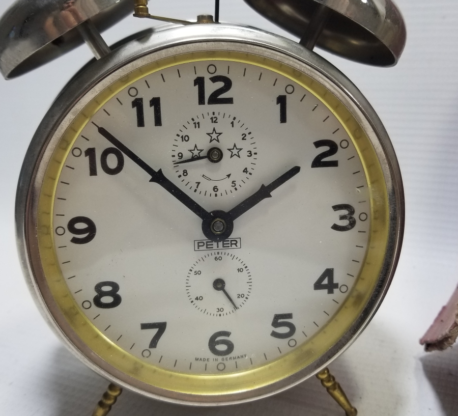 ORİJİNAL KUTUSUNDA ANTİKA PETER MASA SAATİ