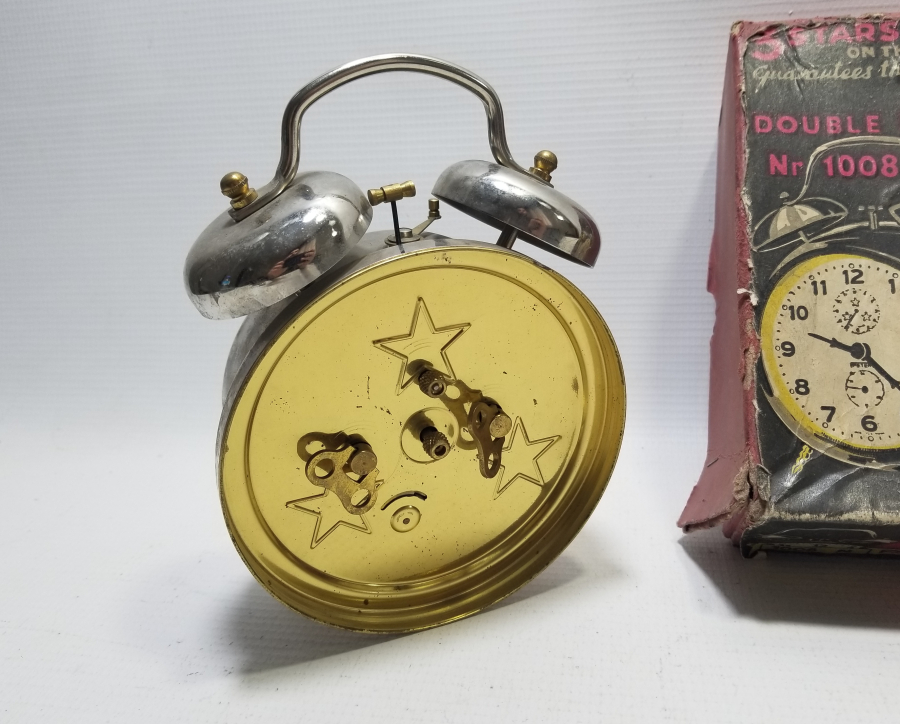 ORİJİNAL KUTUSUNDA ANTİKA PETER MASA SAATİ