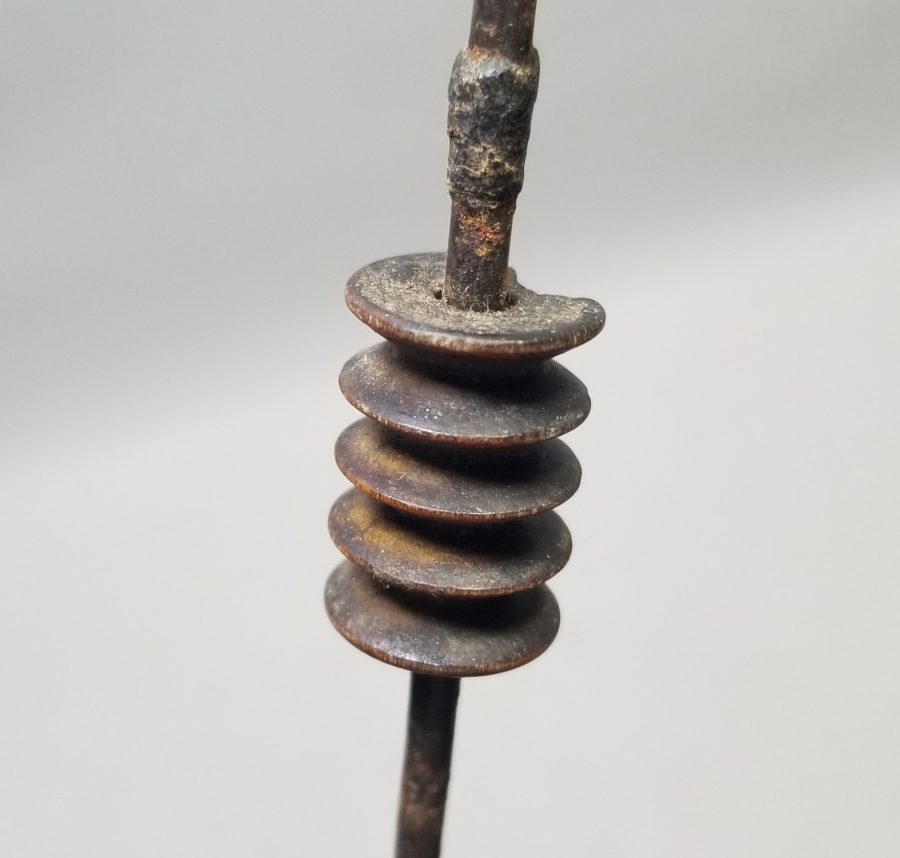 OSMANLI DÖNEMİ NADİR TİPTE ÜST KISMI BOYNUZ RUFAİ ŞİŞİ