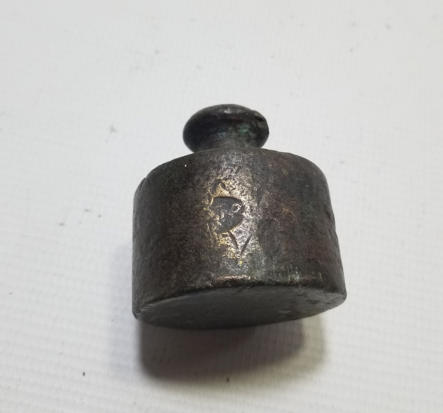 ÜZERİ DAMGALI OSMANLI DÖNEMİ NADİR TİPTE BRONZ DİRHEM