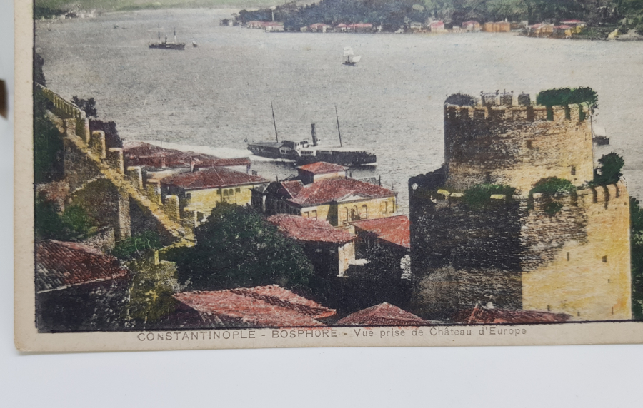 OSMANLI DÖNEMİ BOĞAZ GÖRSELLİ KARTPOSTAL